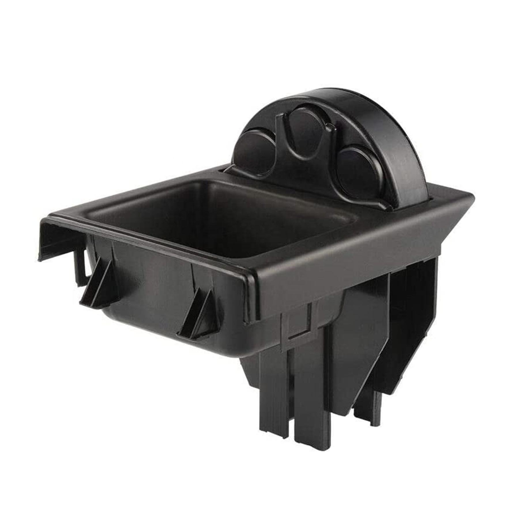 Jinzun BMW 3 Series E46 (06-19) Car Center Co<i></i>nsole Storage Box Black Plastic Coin Cup Holder - 51168